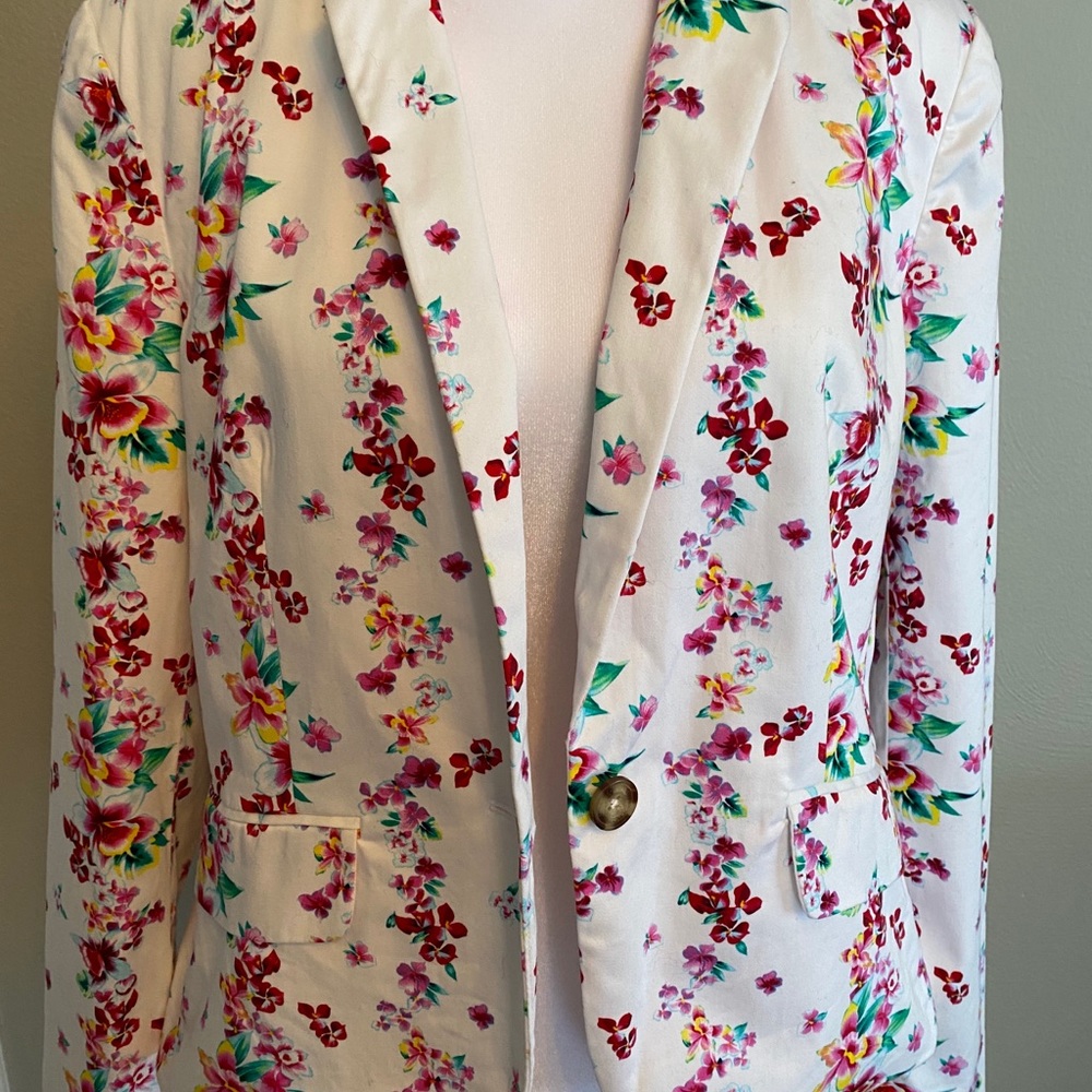 TOMMY HILFIGER FLORAL BLAZER - Picture 4 of 4